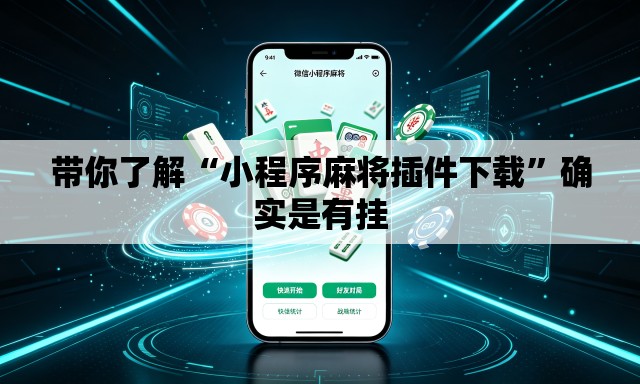 带你了解“小程序麻将插件下载”确实是有挂