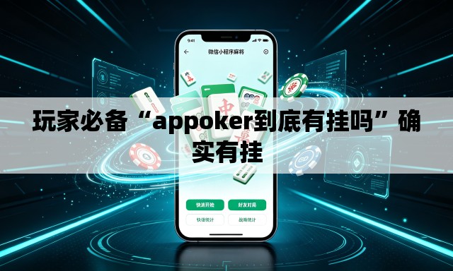 玩家必备“appoker到底有挂吗”确实有挂