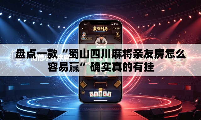 盘点一款“蜀山四川麻将亲友房怎么容易赢	”确实真的有挂