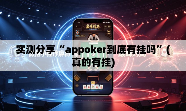 实测分享“appoker到底有挂吗”(真的有挂)