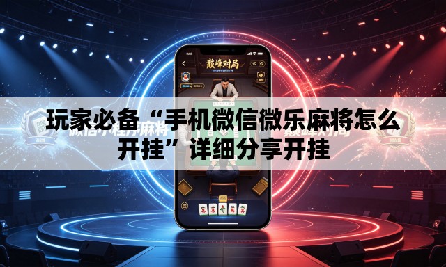 玩家必备“手机微信微乐麻将怎么开挂”详细分享开挂