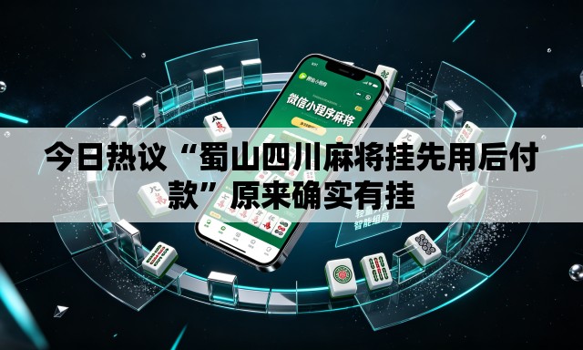 今日热议“蜀山四川麻将挂先用后付款	”原来确实有挂