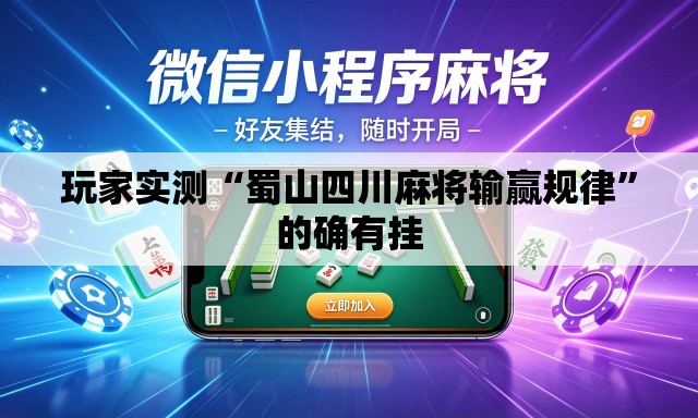 玩家实测“蜀山四川麻将输赢规律”的确有挂