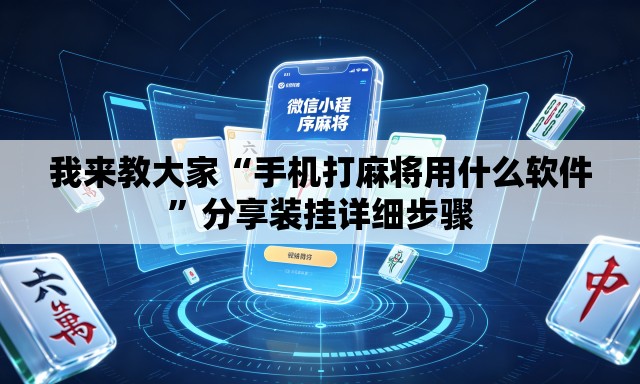我来教大家“手机打麻将用什么软件”分享装挂详细步骤