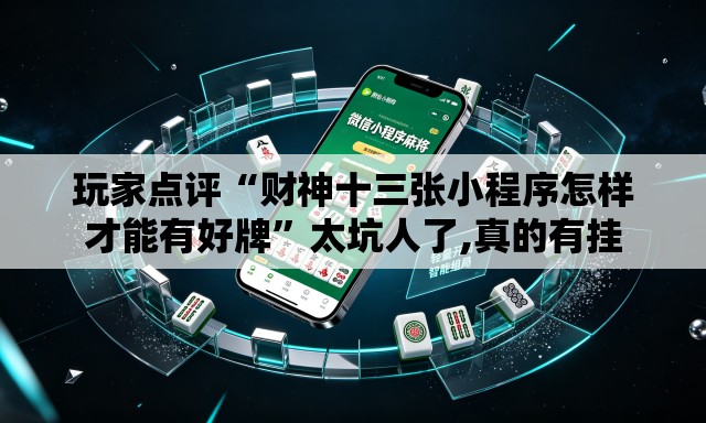 玩家点评“财神十三张小程序怎样才能有好牌”太坑人了,真的有挂