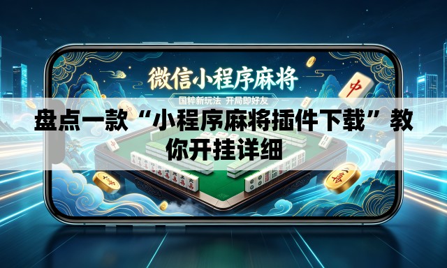 盘点一款“小程序麻将插件下载”教你开挂详细