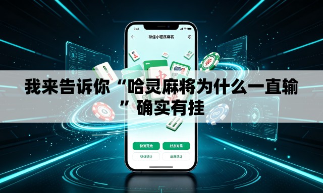 我来告诉你“哈灵麻将为什么一直输”确实有挂