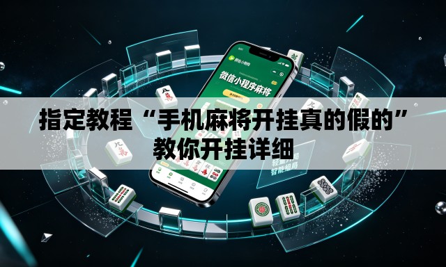 指定教程“手机麻将开挂真的假的”教你开挂详细