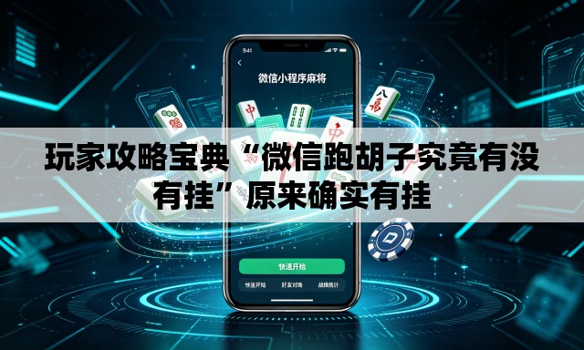 玩家攻略宝典“微信跑胡子究竟有没有挂	”原来确实有挂