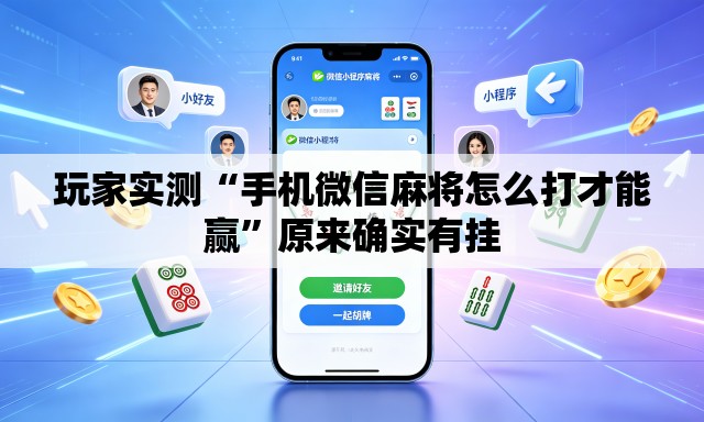 玩家实测“手机微信麻将怎么打才能赢	”原来确实有挂