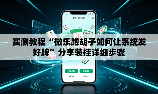 实测教程“微乐跑胡子如何让系统发好牌”分享装挂详细步骤