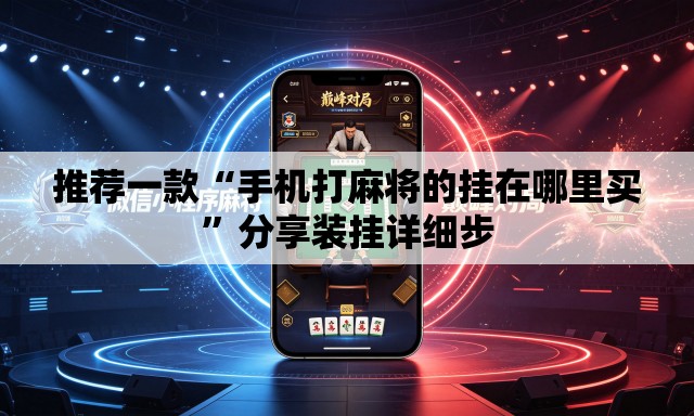 推荐一款“手机打麻将的挂在哪里买”分享装挂详细步