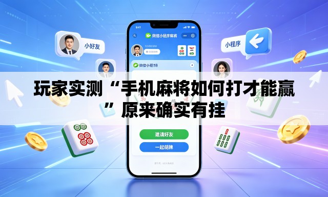 玩家实测“手机麻将如何打才能赢	”原来确实有挂