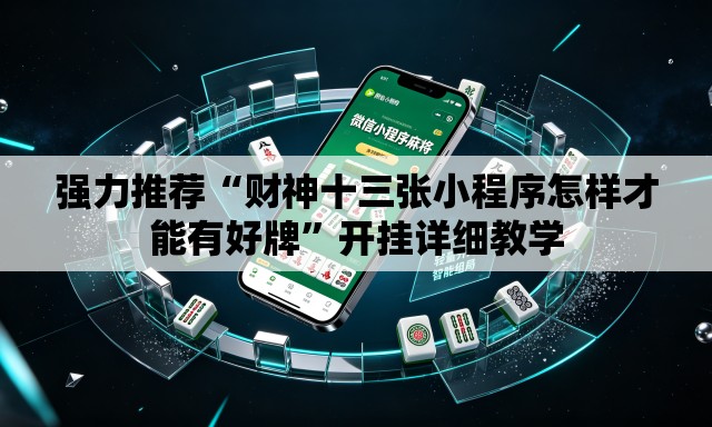 强力推荐“财神十三张小程序怎样才能有好牌	”开挂详细教学