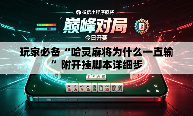 玩家必备“哈灵麻将为什么一直输”附开挂脚本详细步