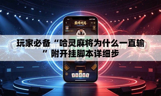 玩家必备“哈灵麻将为什么一直输	”附开挂脚本详细步