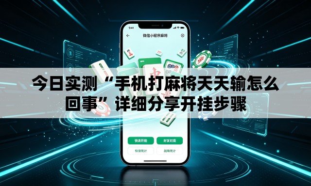 今日实测“手机打麻将天天输怎么回事	”详细分享开挂步骤