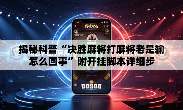 揭秘科普“决胜麻将打麻将老是输怎么回事”附开挂脚本详细步