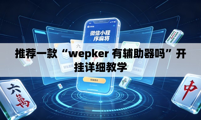 推荐一款“wepker 有辅助器吗”开挂详细教学