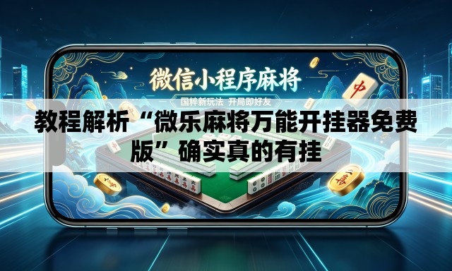 教程解析“微乐麻将万能开挂器免费版”确实真的有挂