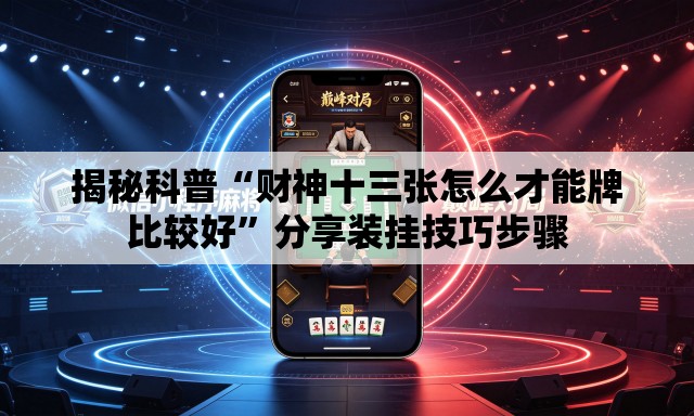 揭秘科普“财神十三张怎么才能牌比较好	”分享装挂技巧步骤