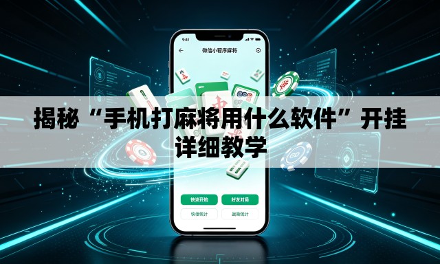 揭秘“手机打麻将用什么软件”开挂详细教学