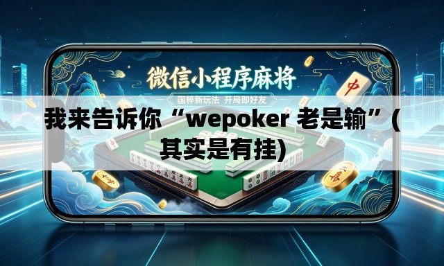 我来告诉你“wepoker 老是输”(其实是有挂)