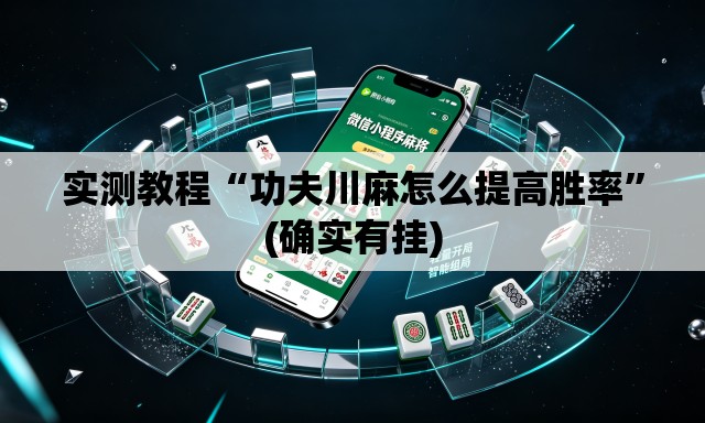 实测教程“功夫川麻怎么提高胜率”(确实有挂)