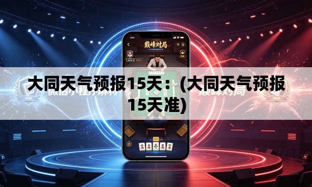 大同天气预报15天：(大同天气预报15天准)
