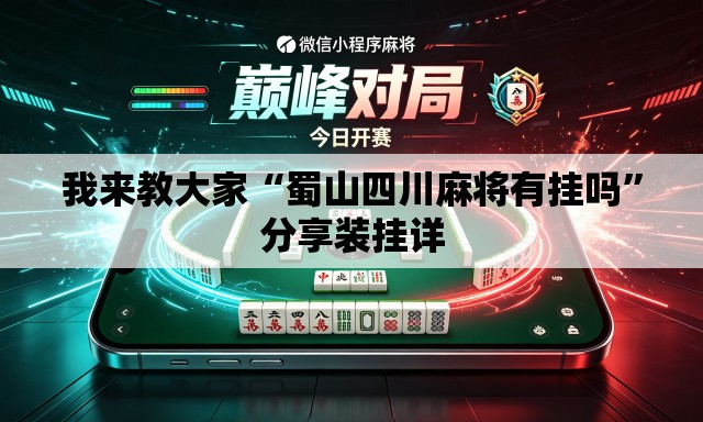 我来教大家“蜀山四川麻将有挂吗	”分享装挂详