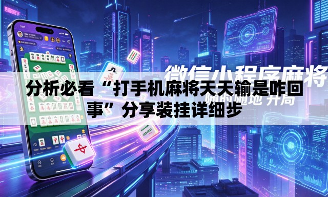 分析必看“打手机麻将天天输是咋回事”分享装挂详细步