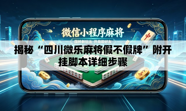 揭秘“四川微乐麻将假不假牌”附开挂脚本详细步骤