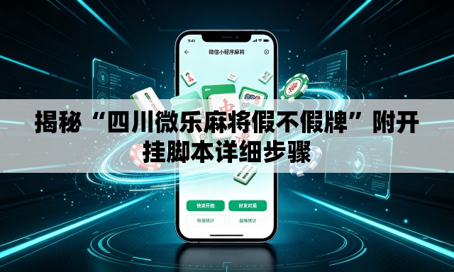 揭秘“四川微乐麻将假不假牌	”附开挂脚本详细步骤