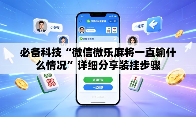 必备科技“微信微乐麻将一直输什么情况”详细分享装挂步骤