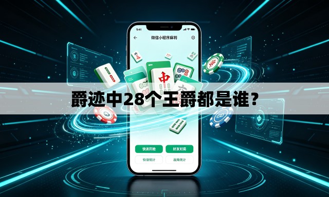 爵迹中28个王爵都是谁？