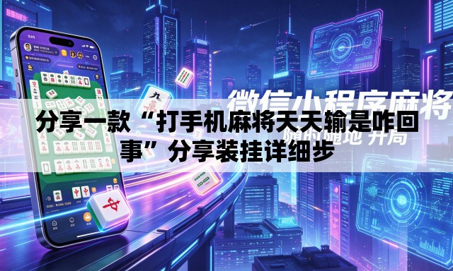 分享一款“打手机麻将天天输是咋回事”分享装挂详细步
