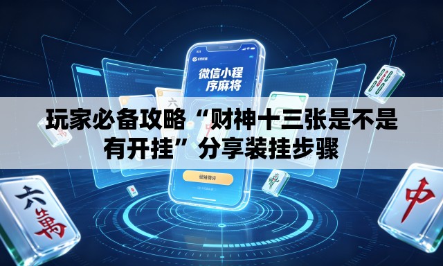 玩家必备攻略“财神十三张是不是有开挂	”分享装挂步骤