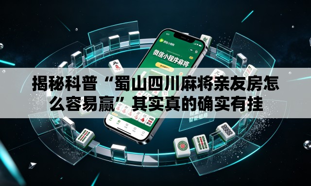 揭秘科普“蜀山四川麻将亲友房怎么容易赢”其实真的确实有挂