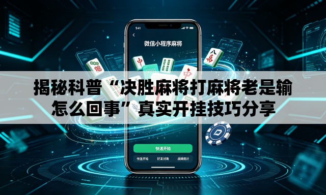 揭秘科普“决胜麻将打麻将老是输怎么回事”真实开挂技巧分享