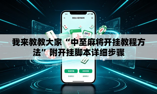 我来教教大家“中至麻将开挂教程方法”附开挂脚本详细步骤
