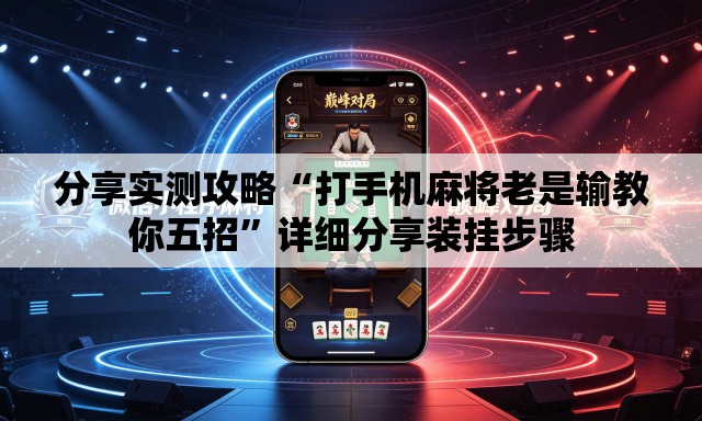 分享实测攻略“打手机麻将老是输教你五招	”详细分享装挂步骤