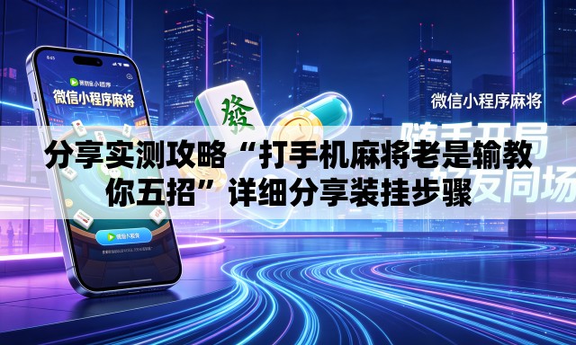 分享实测攻略“打手机麻将老是输教你五招”详细分享装挂步骤
