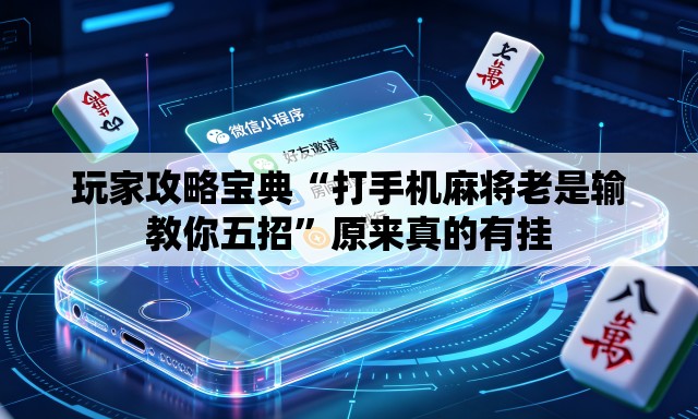 玩家攻略宝典“打手机麻将老是输教你五招”原来真的有挂