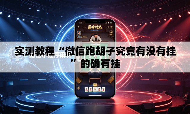 实测教程“微信跑胡子究竟有没有挂”的确有挂