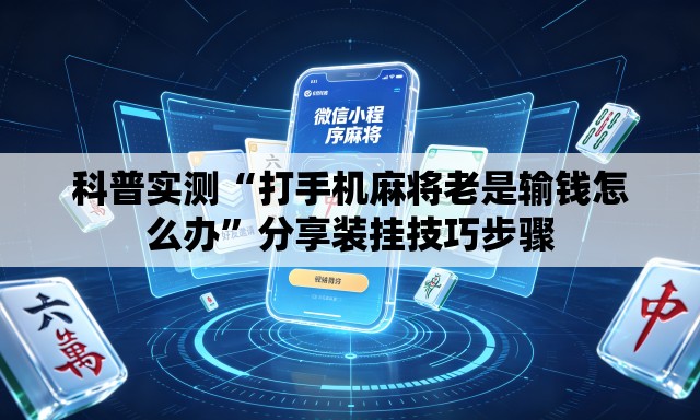 科普实测“打手机麻将老是输钱怎么办	”分享装挂技巧步骤