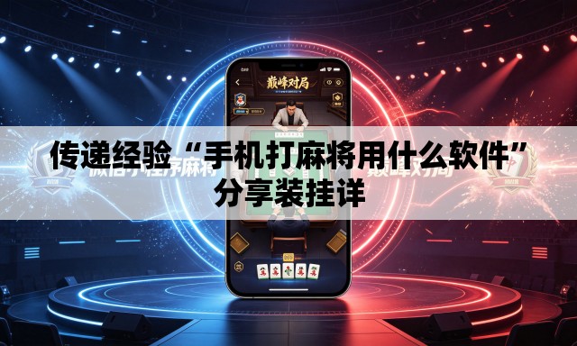 传递经验“手机打麻将用什么软件”分享装挂详