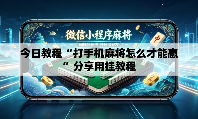 今日教程“打手机麻将怎么才能赢”分享用挂教程
