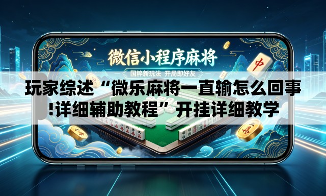 玩家综述“微乐麻将一直输怎么回事!详细辅助教程”开挂详细教学