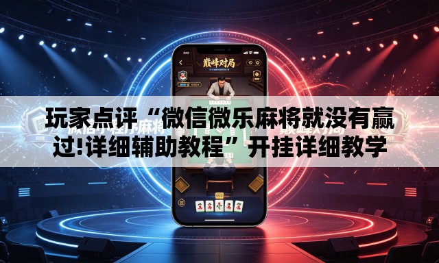 玩家点评“微信微乐麻将就没有赢过!详细辅助教程	”开挂详细教学