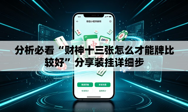 分析必看“财神十三张怎么才能牌比较好”分享装挂详细步